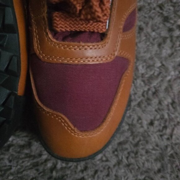 New Balance Men Size 8 Rainier Low Glazed Ginger Brown Red Sneaker 012026 - Picture 6 of 9